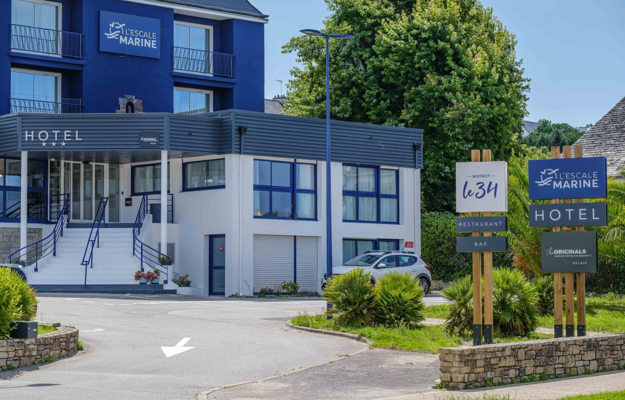 Hotel L'Escale Marine, The Originals Relais Crozon Exterior foto
